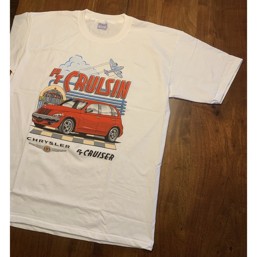 Vintage PT Cruiser Cruisin Chrysler TShirt Mens 2XL Single Stitch Made In USA
